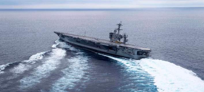 Απίστευτη μανούβρα από αμερικάνικο αεροπλανοφόρο (βίντεο)